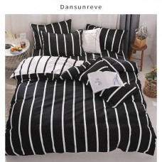 Striped bedsheet