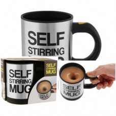 Self stirring mug