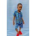 Boys ankara short and shirt