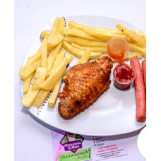 Chicken and chips