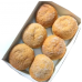 Box of 6 plain doughnuts