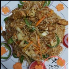 Chicken stir fry singapore noodles 