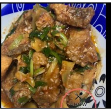 Fish in ginger and chilli sauce 