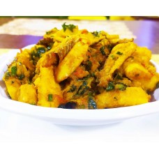 Yam fish porridge