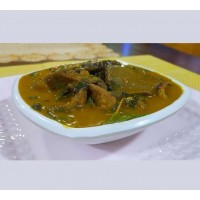 Oha soup with cow assorted meat