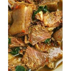 Goat meat pepper soup 