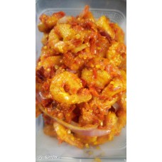 Pepper prawns in sauce 