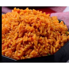 Jollof rice portion 