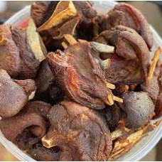 Fried goat meat ( quarter portion)