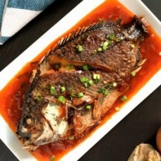 Fried tilapia fish 